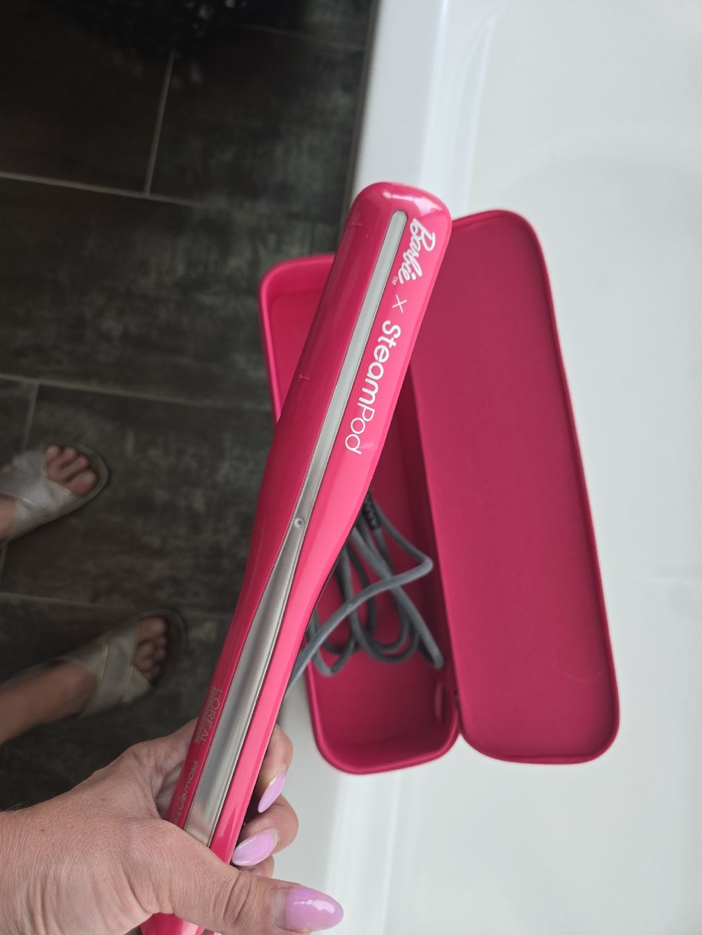 Rowenta Lockenstäbe & Haarglätter: Barbie x SteamPod neu mit Etui – Neu (gemäss Beschreibung) aus Zeihen von SaBu1987 1
