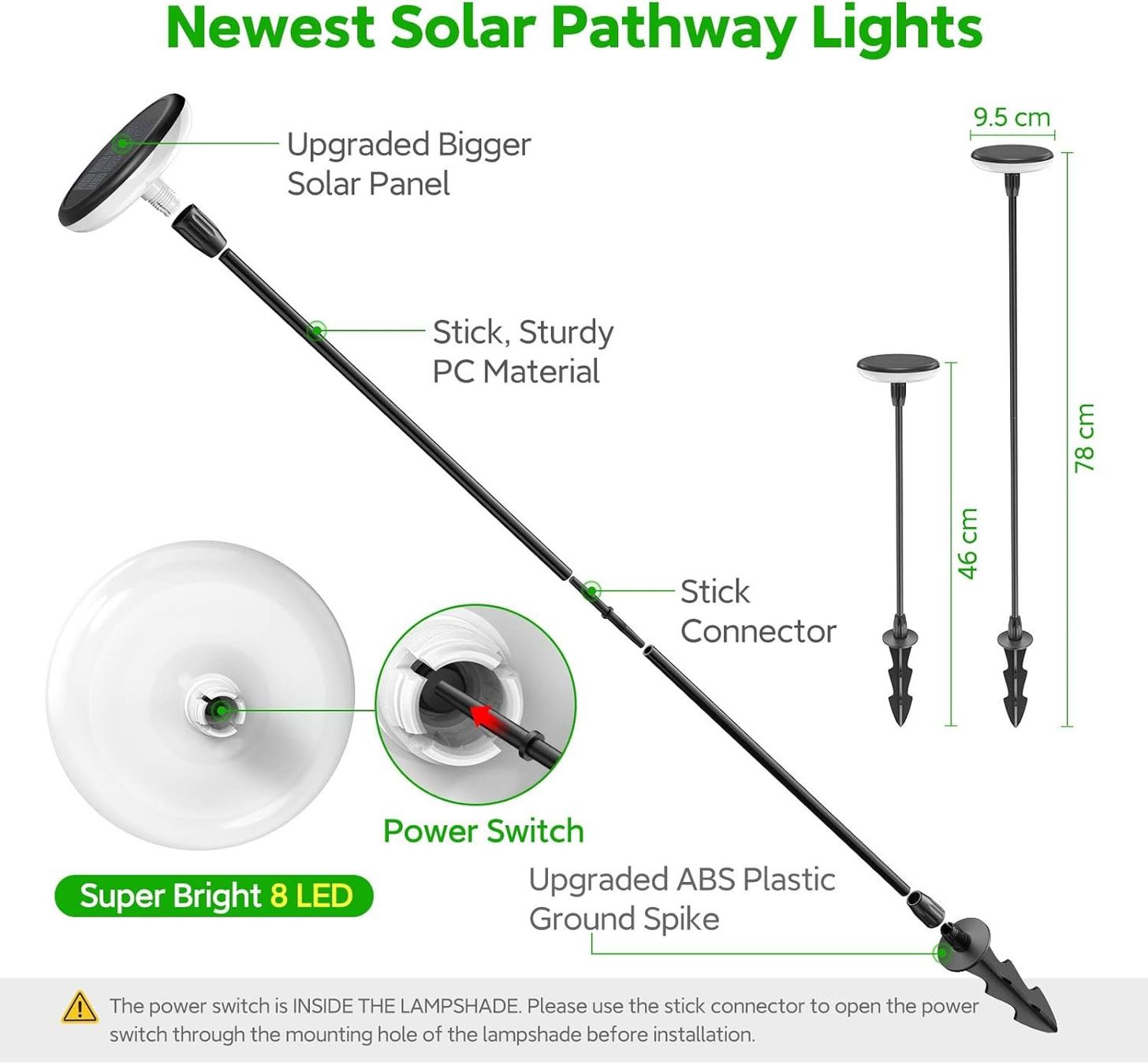 Lampade: Solarlampen 4 Stück – Nuovo e nell'imballaggio originale da Nuglar venduto da SaleRitter 5