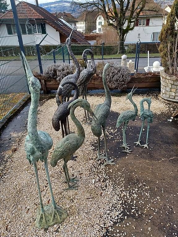 Statuette: Bronze Kranich – Nuovo (secondo la descrizione) da Wangen a.Aare venduto da Schneckenparadies 3