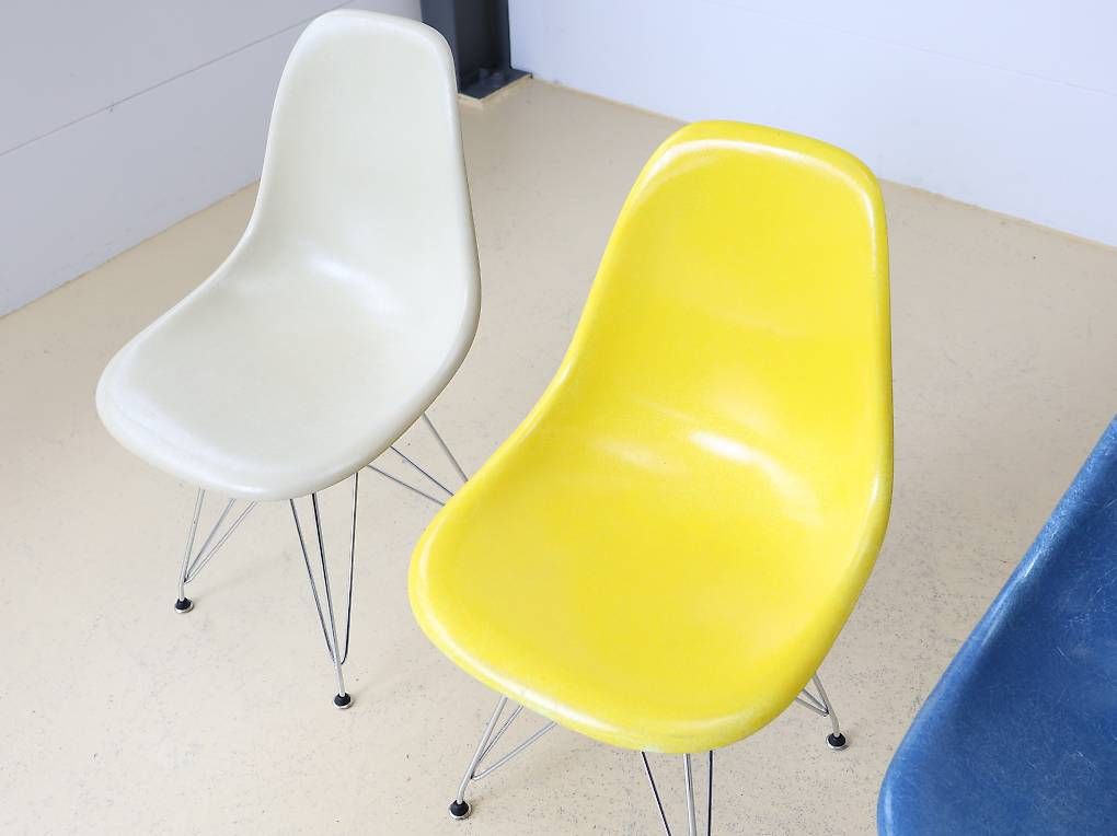 Herman Miller Sedie: Eames Fiberglas Stühle von Hermann Miller, Eiffel Base – Usato da Meinisberg venduto da atelier_TILIJA 3