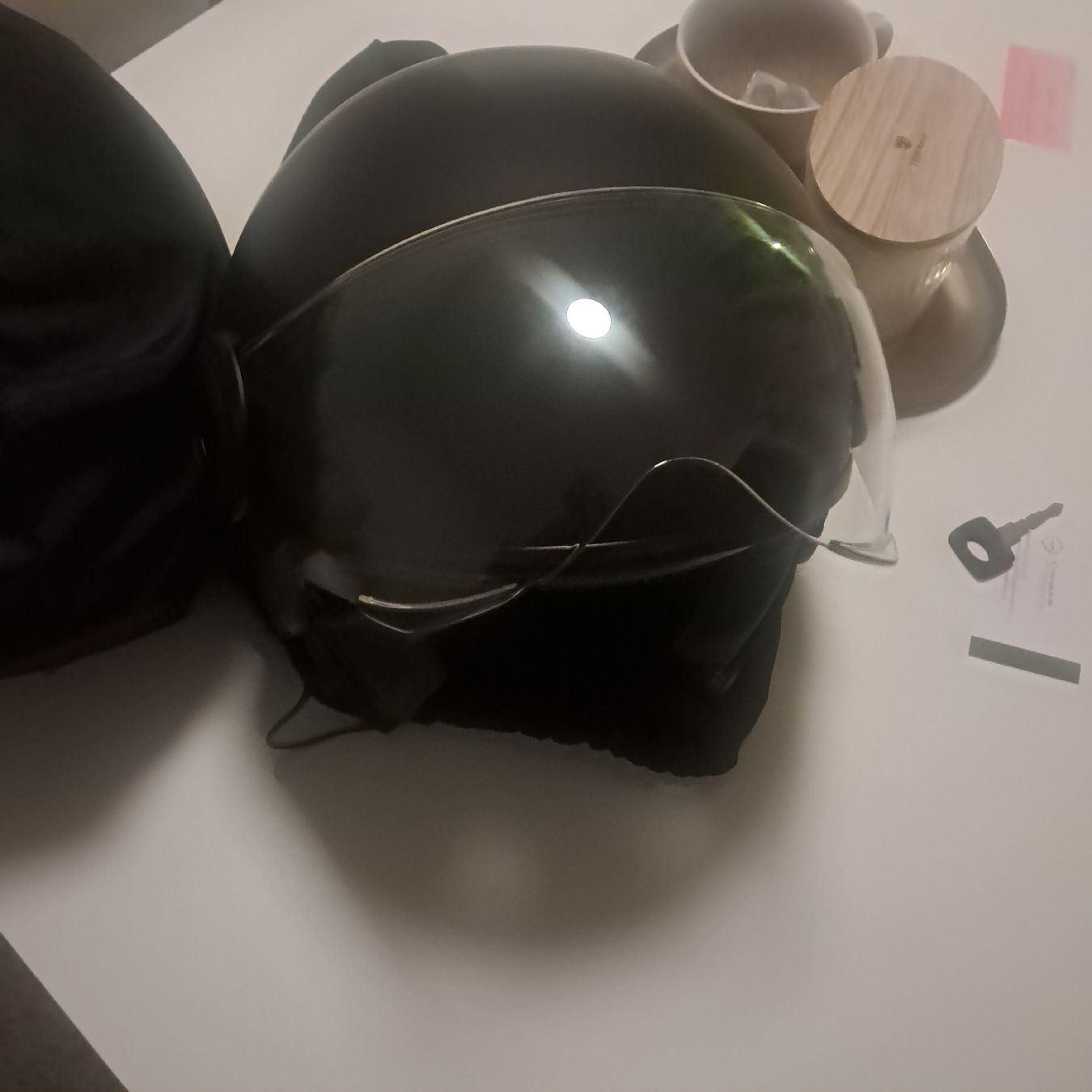 Caschi & visiere: Schwarz Grösse 2 stuck helm – Nuovo e nell'imballaggio originale da Dietikon venduto da una_y6wy 1