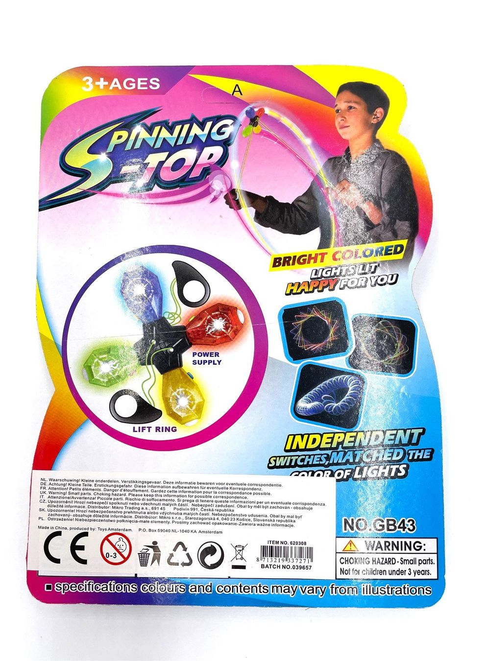 Spielzeuge: Jojo Spinning Top Leuchtendes Jojo – Neu und originalverpackt aus Mauren von rundumsfest 3