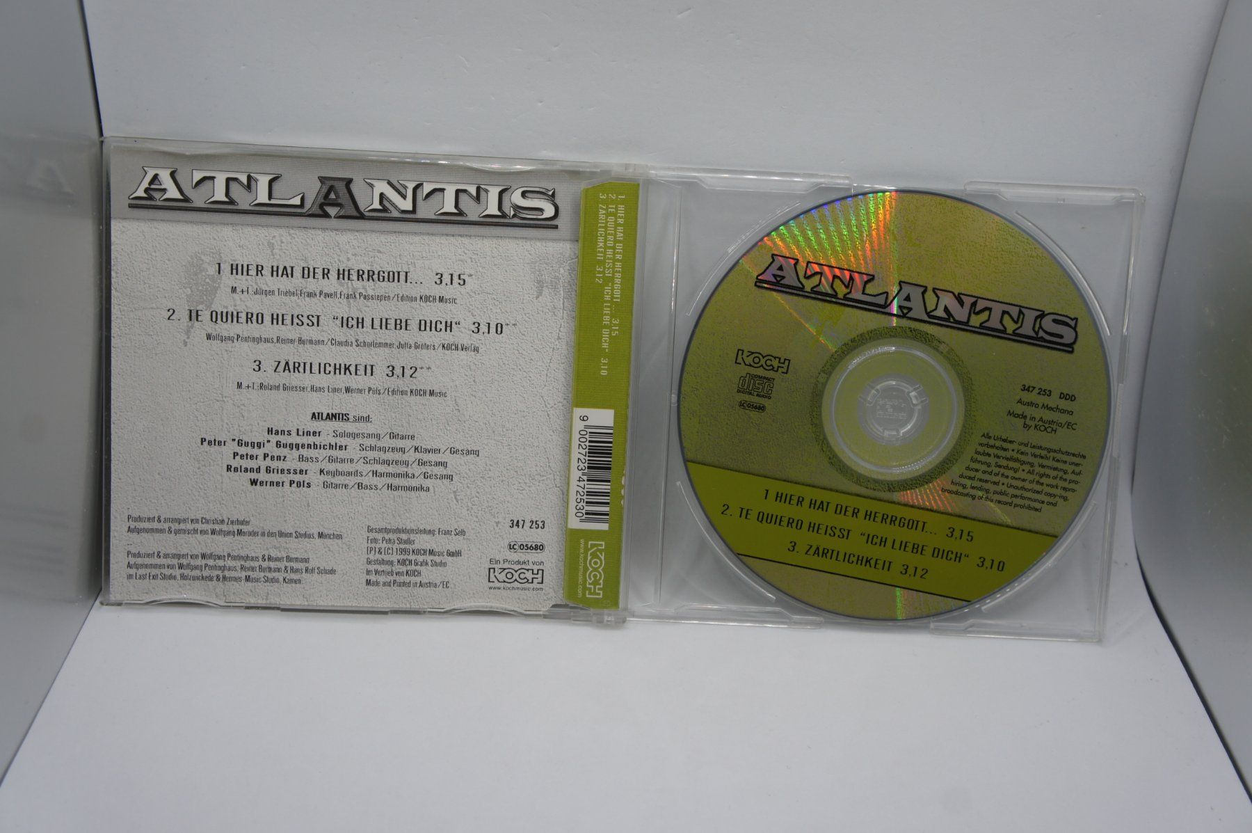 CD: rare CD Single Atlantis –  Hier Hat der Herrgott... – Usato da Ernetschwil venduto da luisvonerni 1