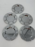 5 Untersetzer Leonardo Metall silberfarben 