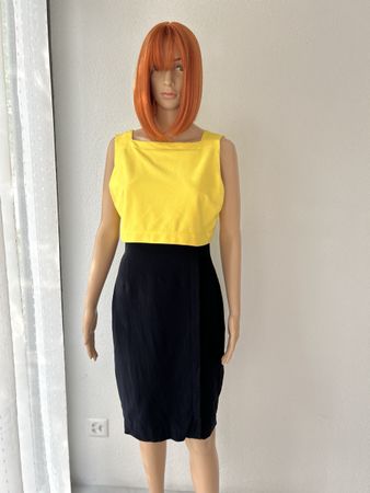 Lauren Ralph Lauren Dress Yellow Black Size 8