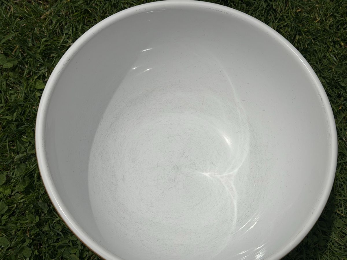 Rössler Ciotole: Alte Rössler Schale Braun Teigschüssel – Usato da Deitingen venduto da Himhip 3