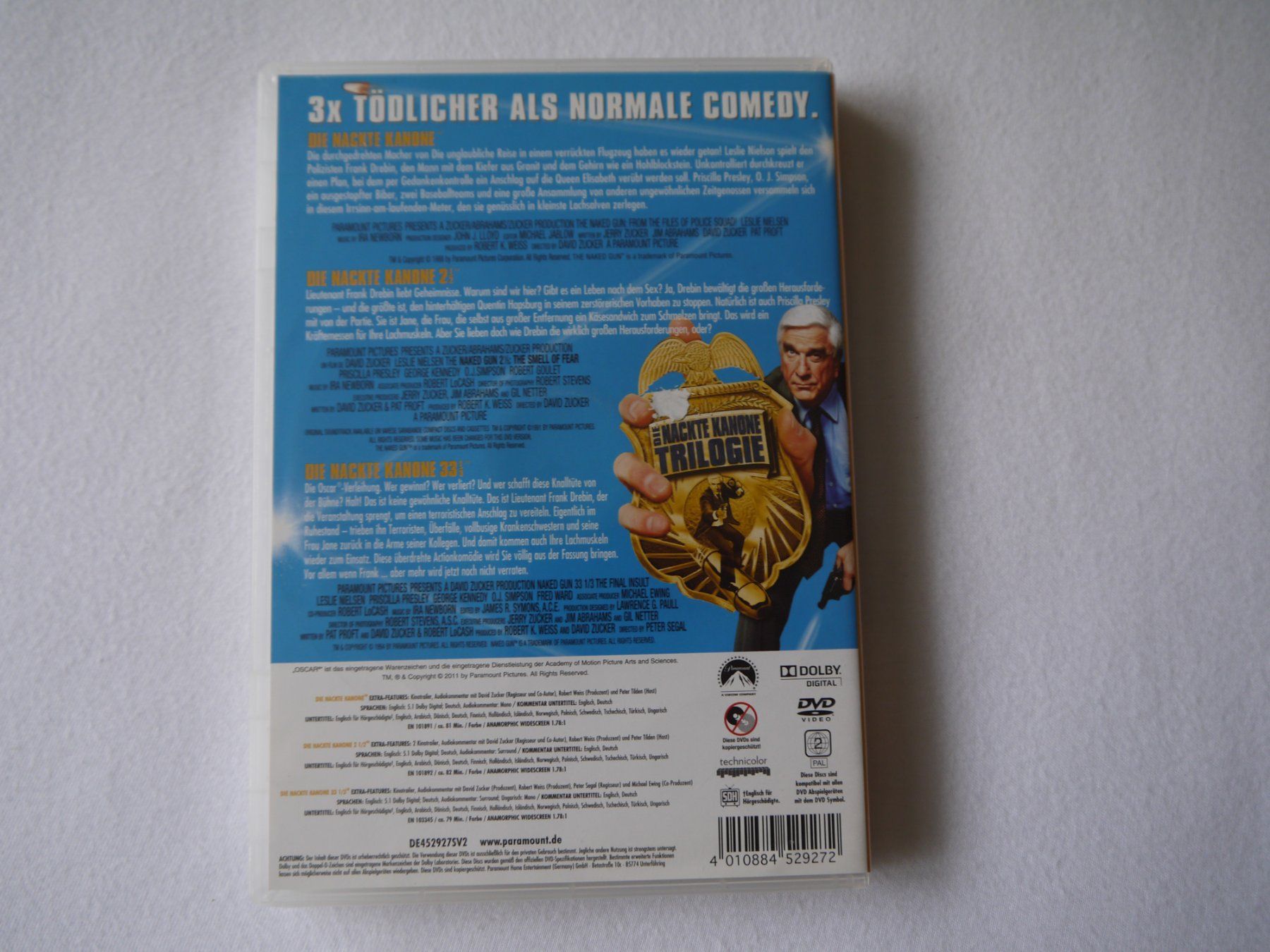 Tutti i DVDs: DIE NACKTE KANONE -Trilogie – Usato da Hagendorn venduto da Blaf 1
