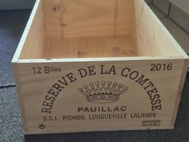 Weinkiste 12er leer 50x33x17.7 cm