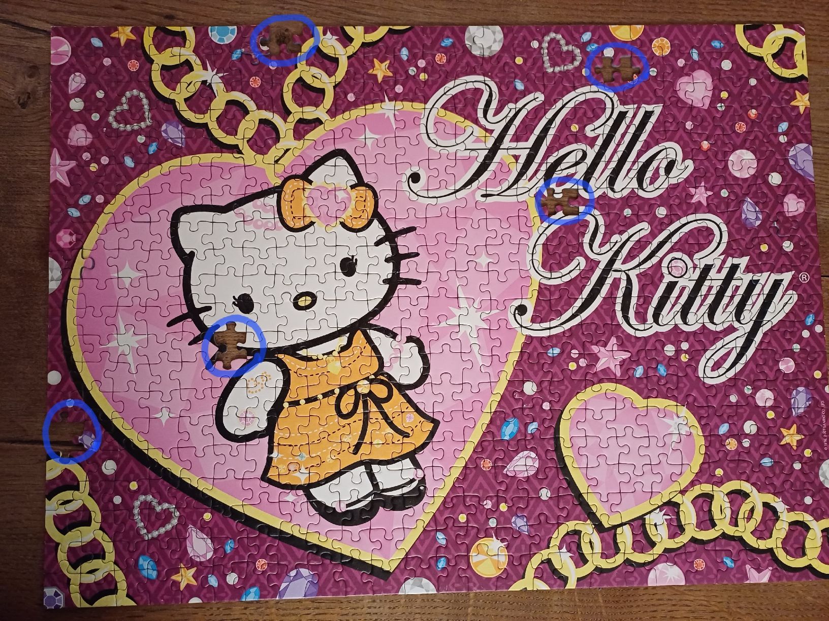 Ravensburger Puzzle: Puzzle HELLO KITTY 500 Teile (5 Teile fehlen) – Usato da Siegershausen venduto da Bubsi83 2