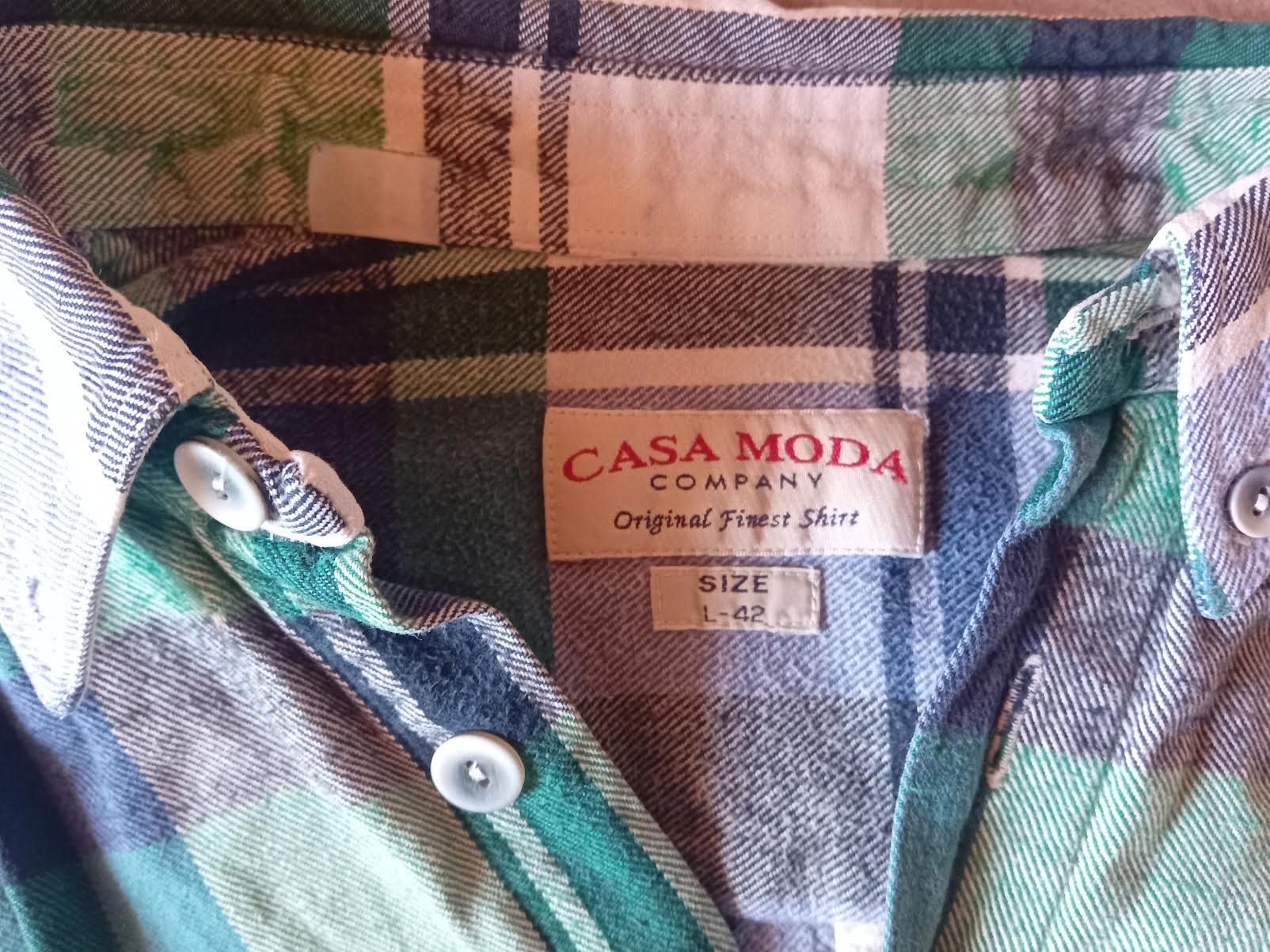 Camicie: Flanellhemd Langarm kariert Grösse L – Usato da Salez venduto da Robe12 4