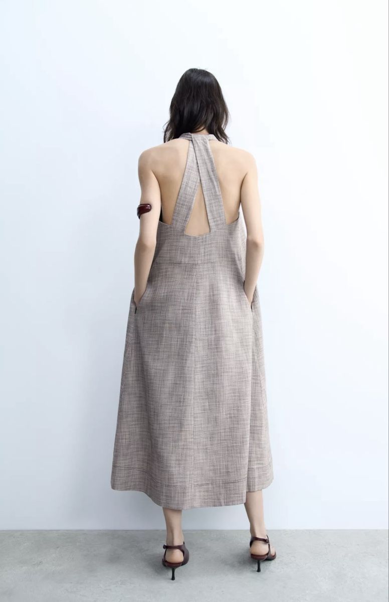 Kleider: Neckholder-Midikleid M/Robe midi dos nu M – Neu und originalverpackt aus Veyras von ValClasse 3