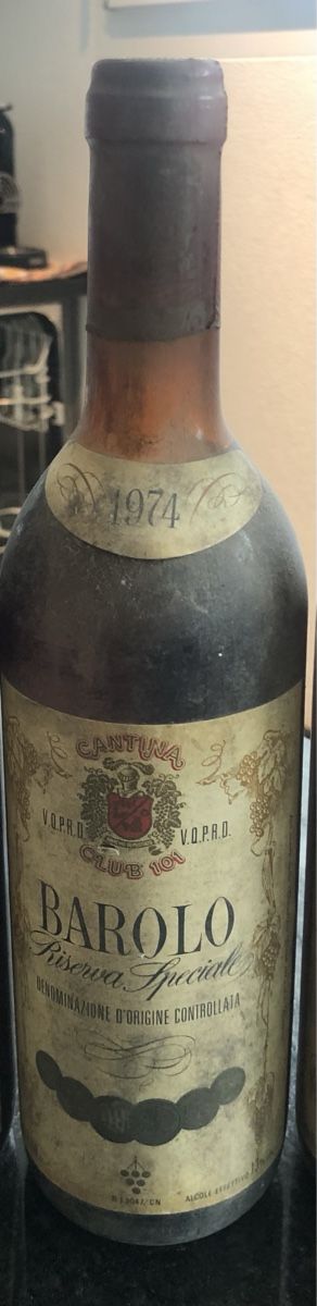 Vino: Barolo Riserva Speciale 1974 – Nuovo (secondo la descrizione) da Maschwanden venduto da Brunoboy1994