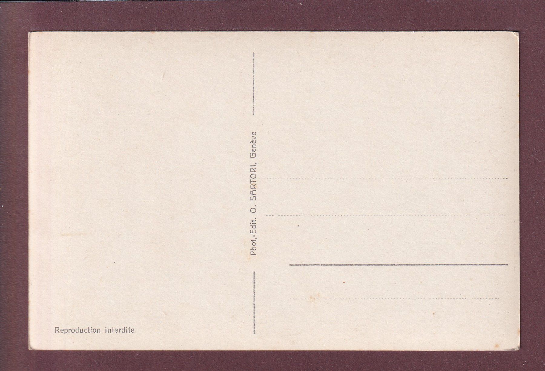 Cartes postales: GENEVE - Tour Baudet - Auto – D'occasion à Pully par nicecards 1