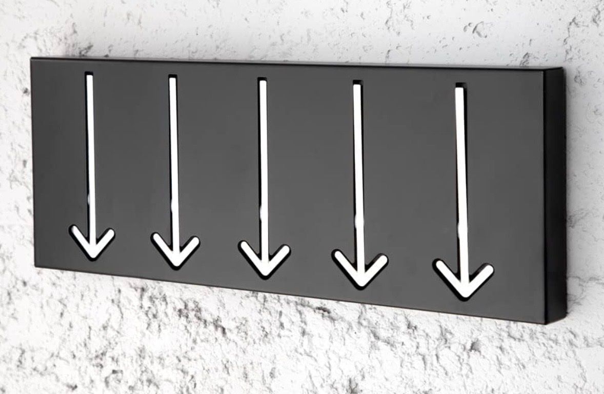 Guardaroba: Design Wandgarderobe ARROW 5er Anthrazit – Nuovo e nell'imballaggio originale da Sulgen venduto da eytsh