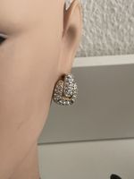 boucle d'oreilles Swarovski couleur or et cristal ✨