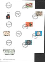 5 FDC 720-724 Serie Einzelmarken ET 11.2.1986