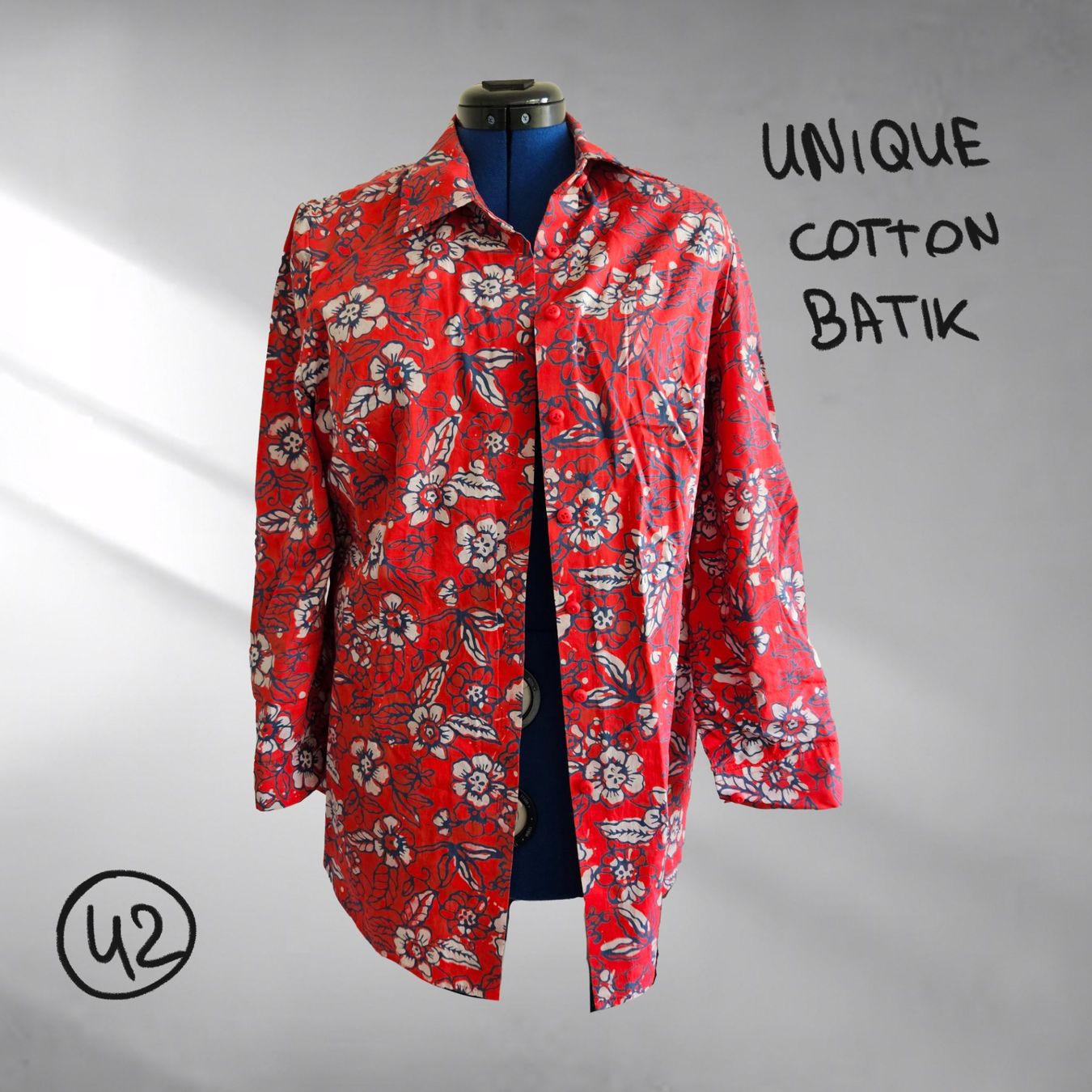 Camicette: Unique malaysian batik shirt (42) – Usato da Affoltern am Albis venduto da Katarinushka