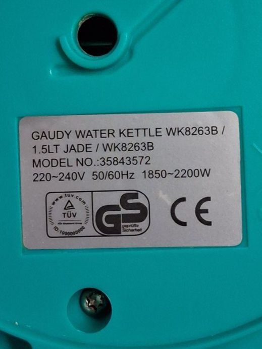 Bollitori: Wasserkocher türkis – Usato da Bern venduto da KavIndustries 4