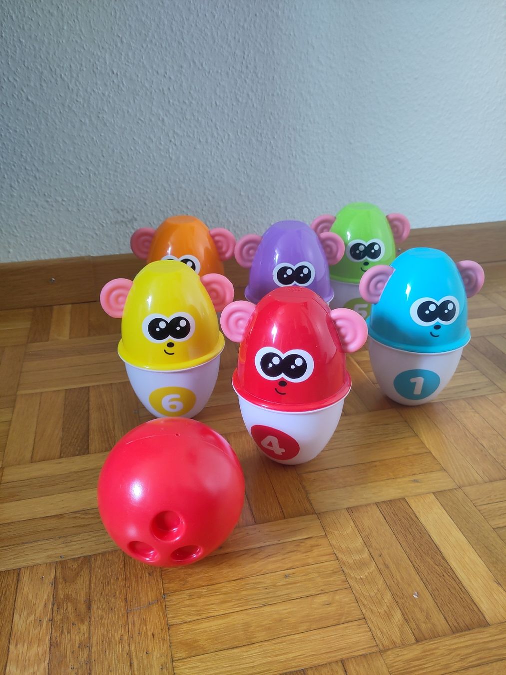 Chicco Giocattoli: Lernspiel Motorik: Bowling Set Monkey Strike – Nuovo (secondo la descrizione) da Zürich venduto da ili_jzy7