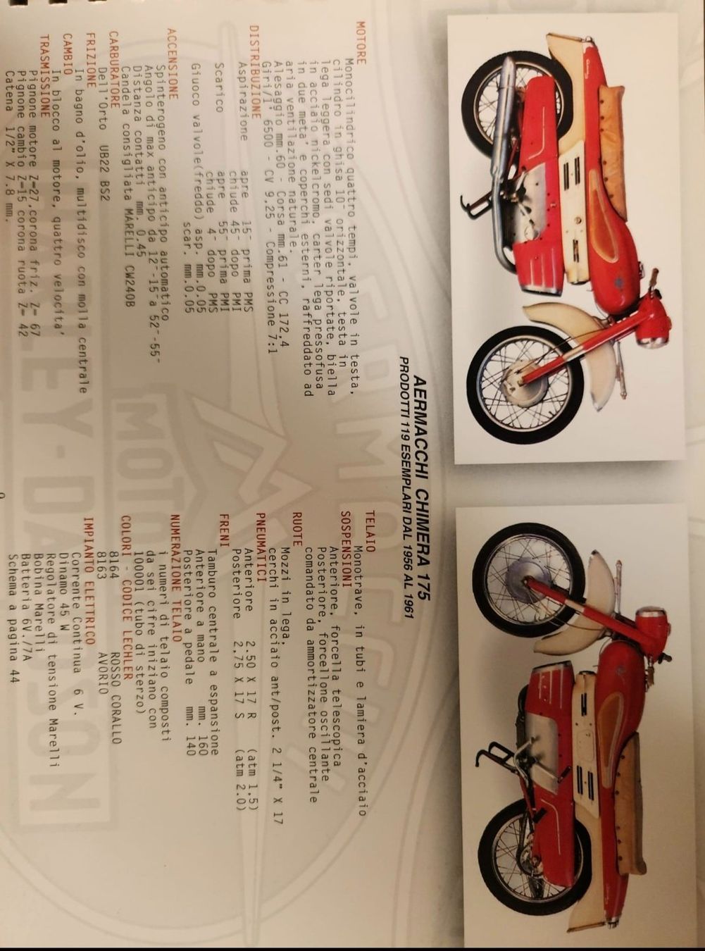 Aermacchi Strada: Aermacchi Chimera 175 – Usato da Dättlikon venduto da man_ct9m 8