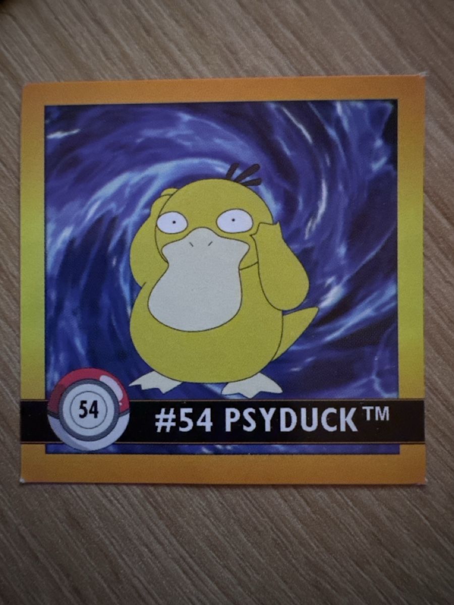 Pokémon Sammelbilder & Trading cards: Artbox Psyduck #54 1999 Sticker – Gebraucht aus Thun von Puliziker
