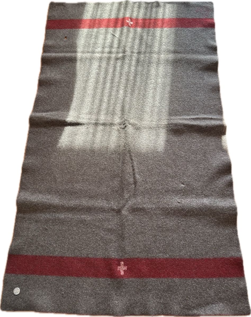 Schweizer Armee Coperte: Schweizer Armeedecke Wolldecke ca. 100 cm x 174 cm – Usato da St. Gallen venduto da mai_2lcj