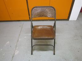 Antik Stühl Chaise Industrielle Métal ANANO 1960 Design lOFT