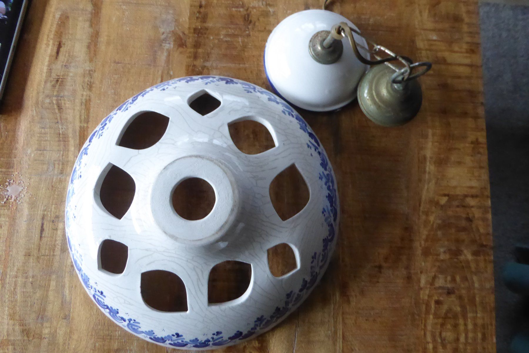 Lampade: Antike Keramik Lampe – Usato da Sargans venduto da Benziner 5