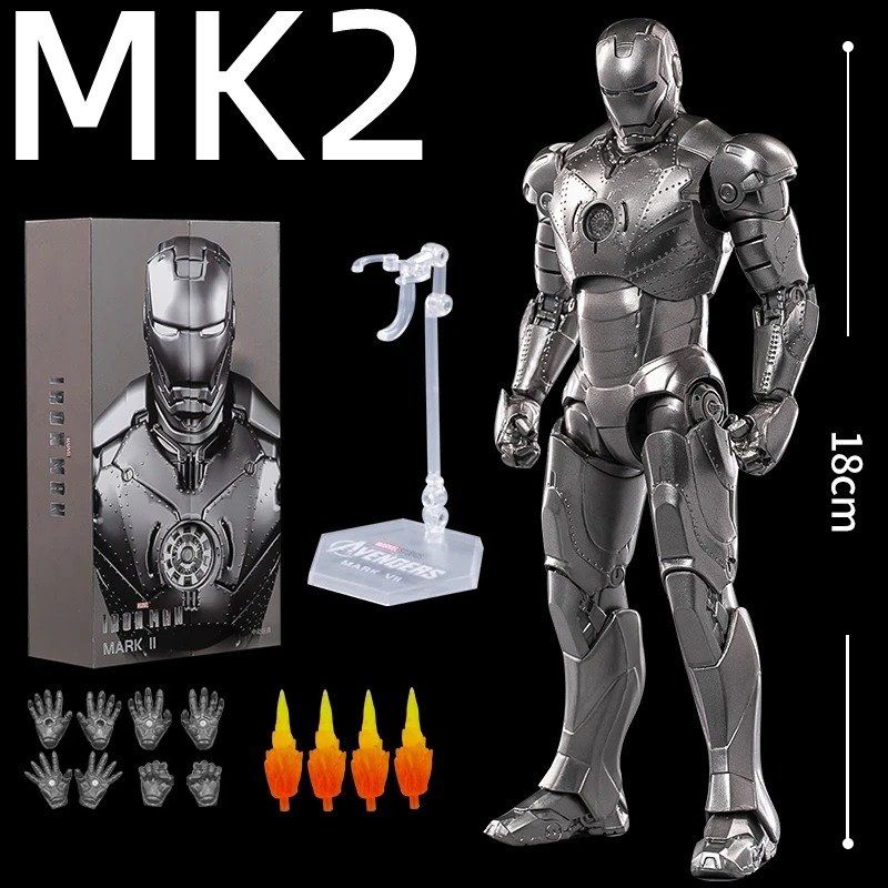 Statuette: ZD Toys Actionfigur "Iron Man Mark II" – Nuovo e nell'imballaggio originale da Olten venduto da SunsetRainman