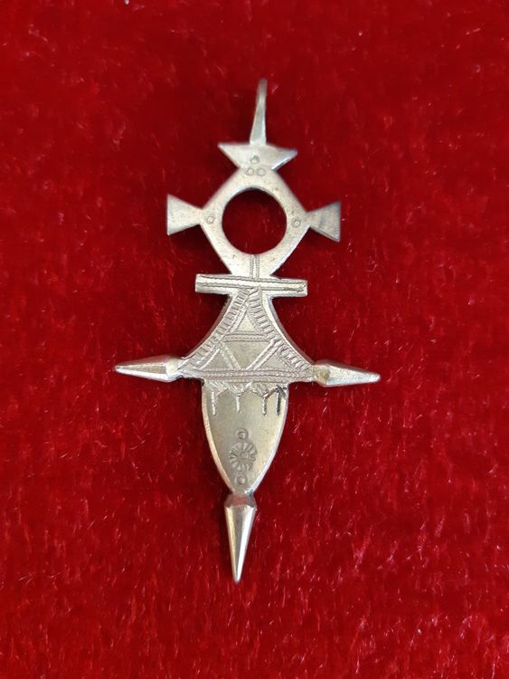 KX Anhänger Kreuz Von Iferouane Tuareg Marokko Sterling Silber