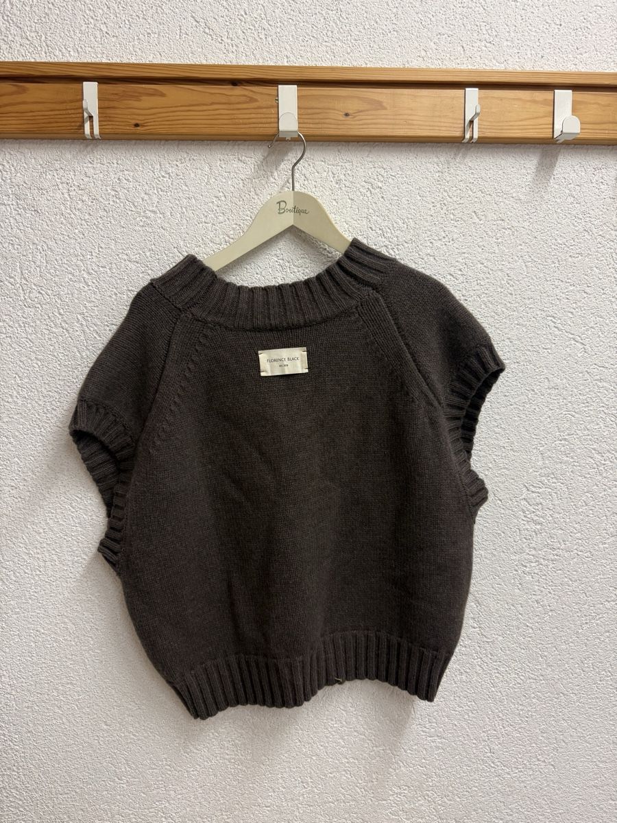 Pullover & Sweatshirts: Strickweste Florence Black L – Gebraucht aus Biel/Bienne von lichterhoh 1