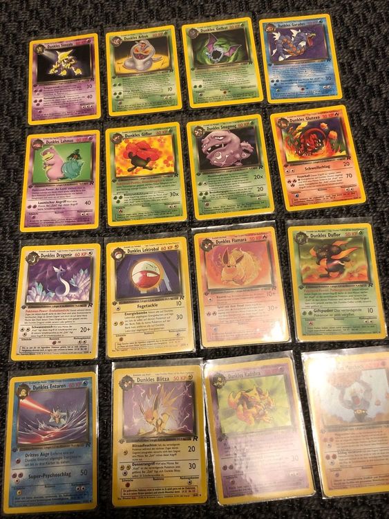 Pokemon Team Rocket Set 1. Edition 58 Karten DE Kaufen auf Ricardo