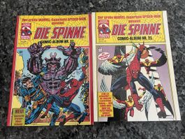 2xDie Spinne Comics Album 21/25 (1984/1985)