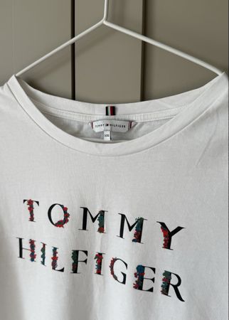 Tommy Hilfiger T-shirt XXS 32 weiss Baumwolle