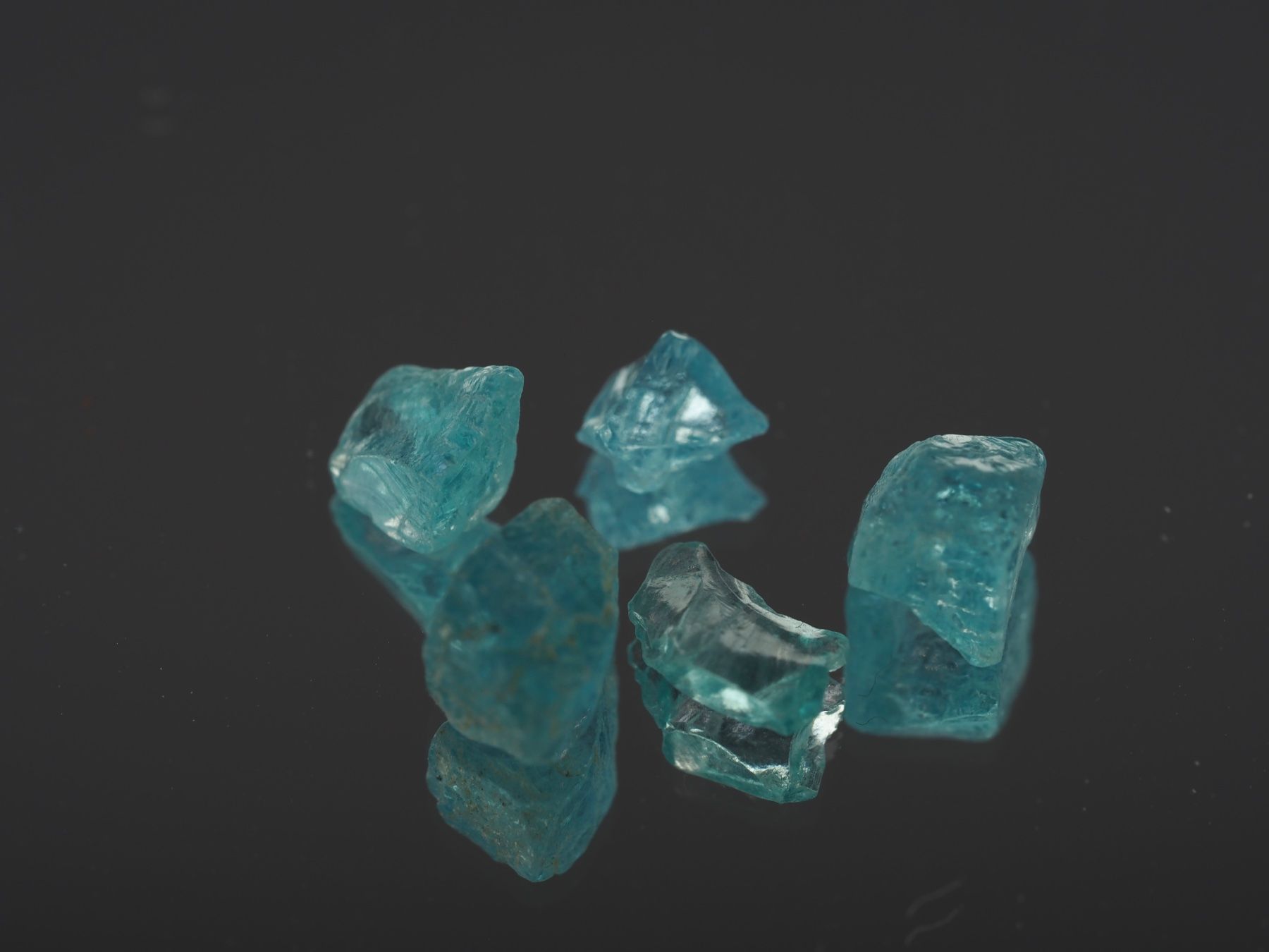 Pietre preziose: Ab 1CHF - Apatite (5 Rohstein) 3.0ct – Nuovo e nell'imballaggio originale da Buchs SG venduto da OTNaturalGems 2