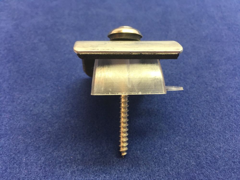 Kotflügelschrauben Edelstahl 100er Set Sinus 76/18 Abstandhalter, Kalotten Blank, Spenglerschrauben Kalotten Sinus 76 18