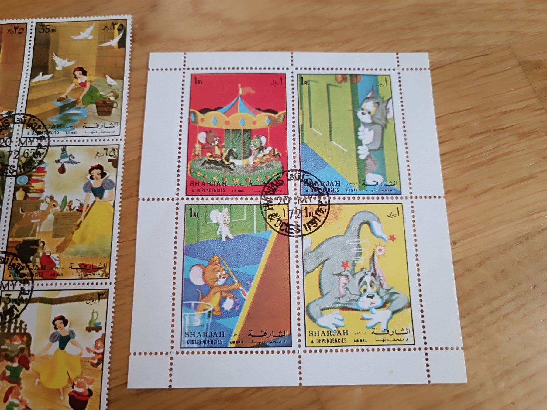 Tutti i francobolli: 7 Disney Briefmarken 2 – Usato da Otelfingen venduto da patida 2