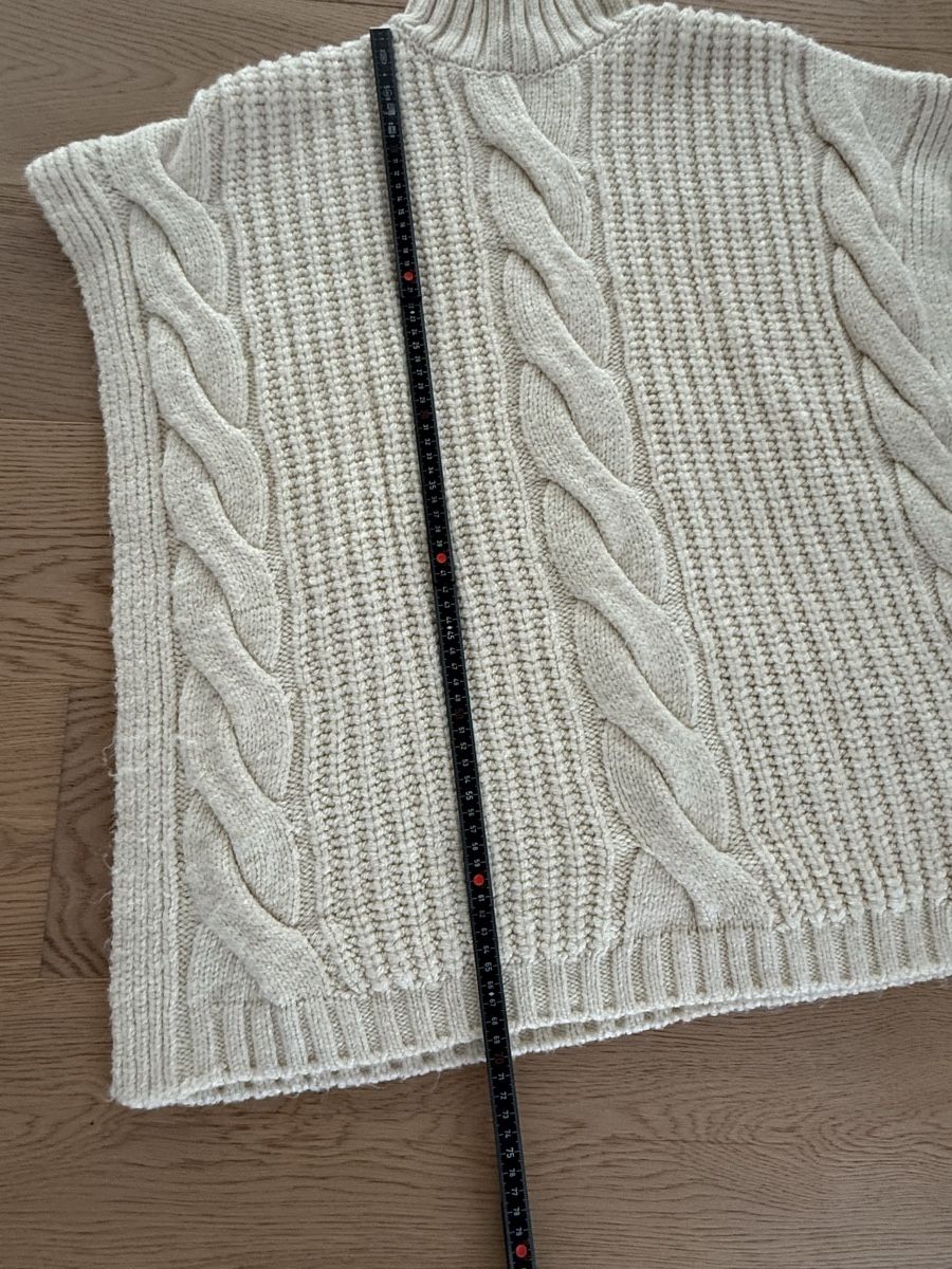Zara Altro in Moda donna: Zara Strick-Poncho Beige, Grösse S – Usato da Richterswil venduto da KAYLEIGH_77 5