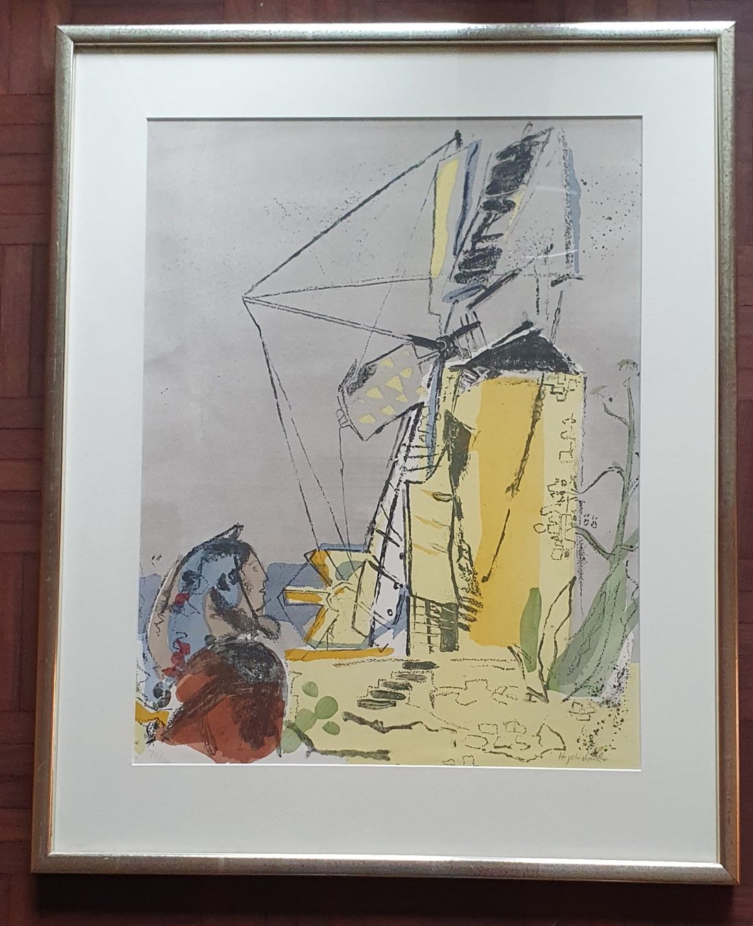 Grafica & Litografie: Max Hegetschweiler,  Lithographie "Windmühle" Signiert – Usato da Kreuzlingen venduto da Rschweiz1