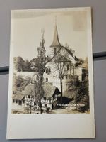 Echt Photo Karte / Protestantische Kirche Cham ZG ca. 1910