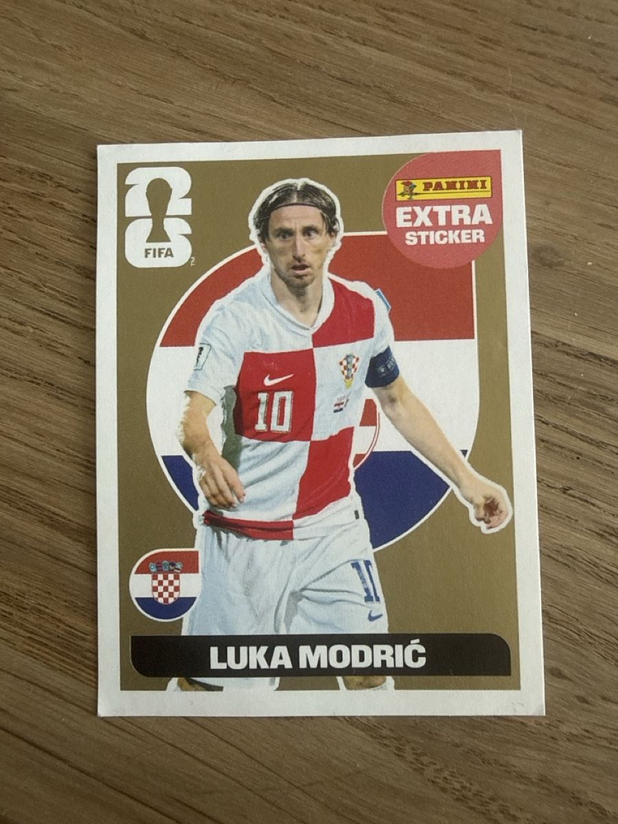 Panini Carte collezionabili: Panini Extra Sticker Gold Luka Modrić – Nuovo (secondo la descrizione) da Oberkirch LU venduto da Josip22