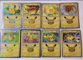 Pokémon 30th Anniversary Pikachu Komplettset 30 🇺🇸