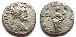 SEPTIMIUS SEVERUS AR Denarius (194-195 AD). Libera Avg