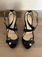 Jimmy Choo  Sandali gioiello neri con cristalli  Taglia 37