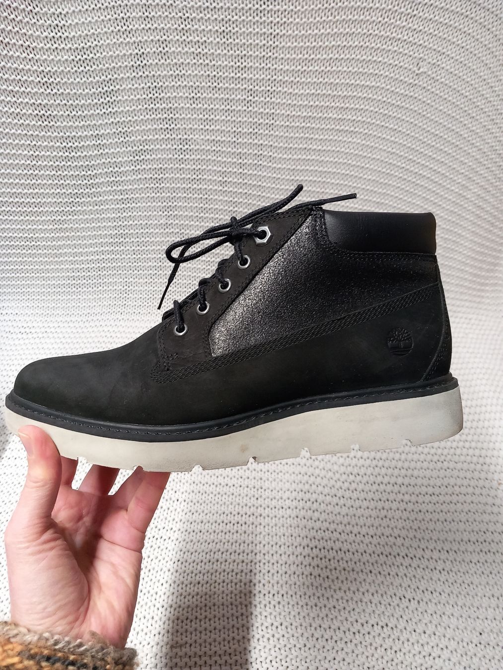 Timberland Scarpe da donna: Timberland Schnürschuhe Gr. 38 Sensorflex-Sohle, schwarz – Usato da Merligen venduto da muss_haben 2