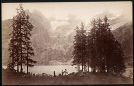 Fotografie Kandersteg, Bergmassiv am Oes
