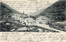 Hospental  UR  mit Hôtel Meyerhof     um 1903