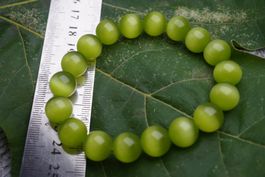 Katzenauge Grün  12mm Armband –Edelsteinstube Rausverkauf
