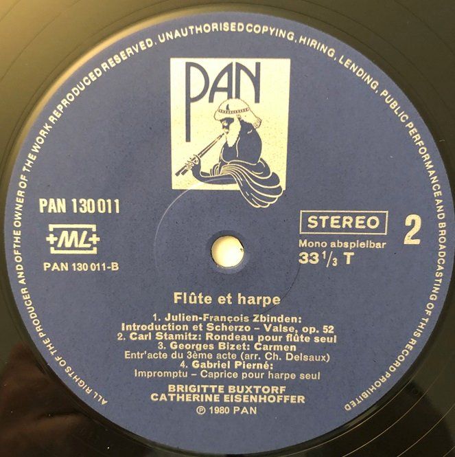 Dischi in vinile: Flöte & Harfe (LP, Buxtorf/Eisenhoffer) – Usato da Grüningen venduto da azulamarillo_vinyl 3