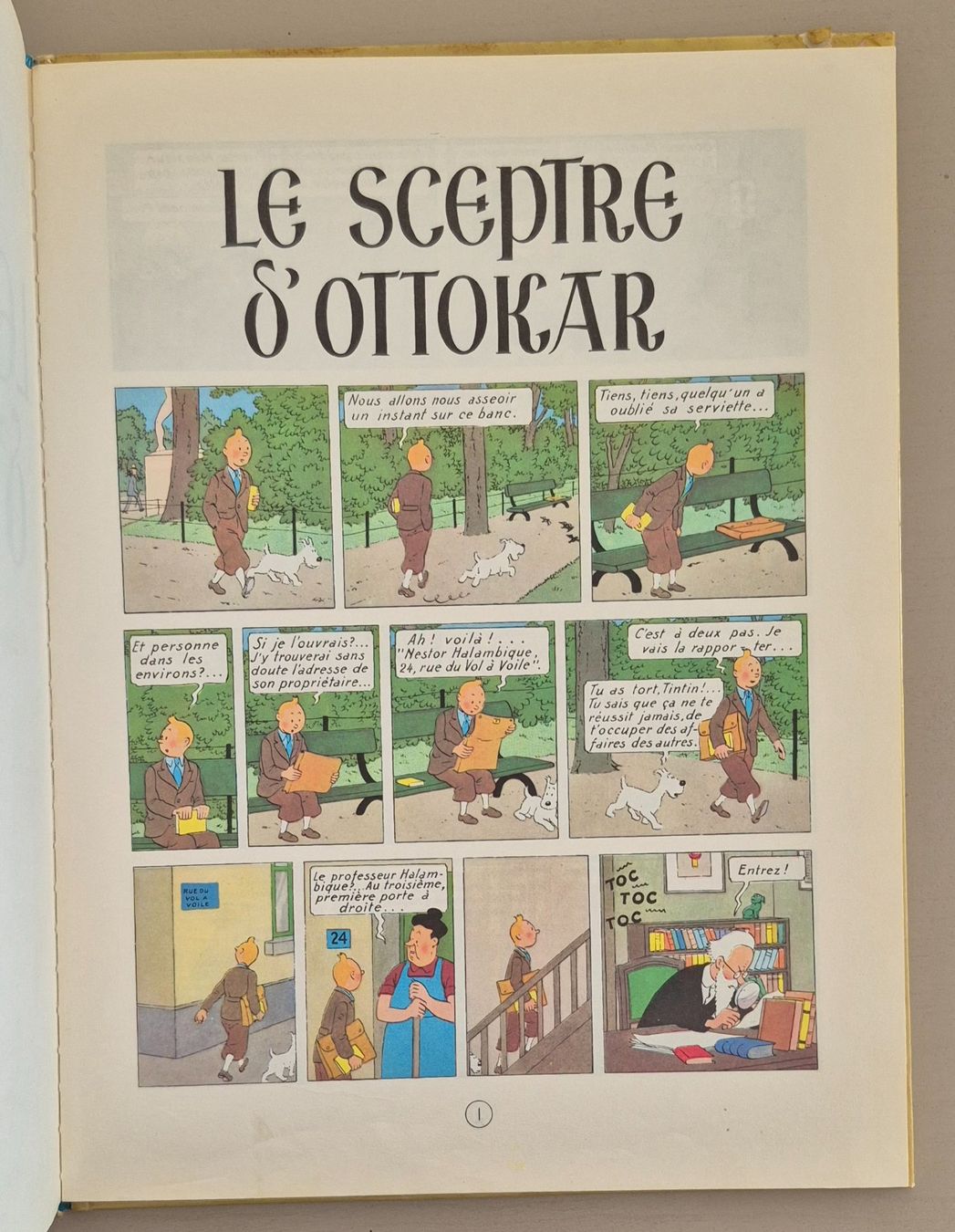 Comics: Tintin - Le Sceptre d'Ottokar – Gebraucht aus Grand-Lancy von loi_599y 2